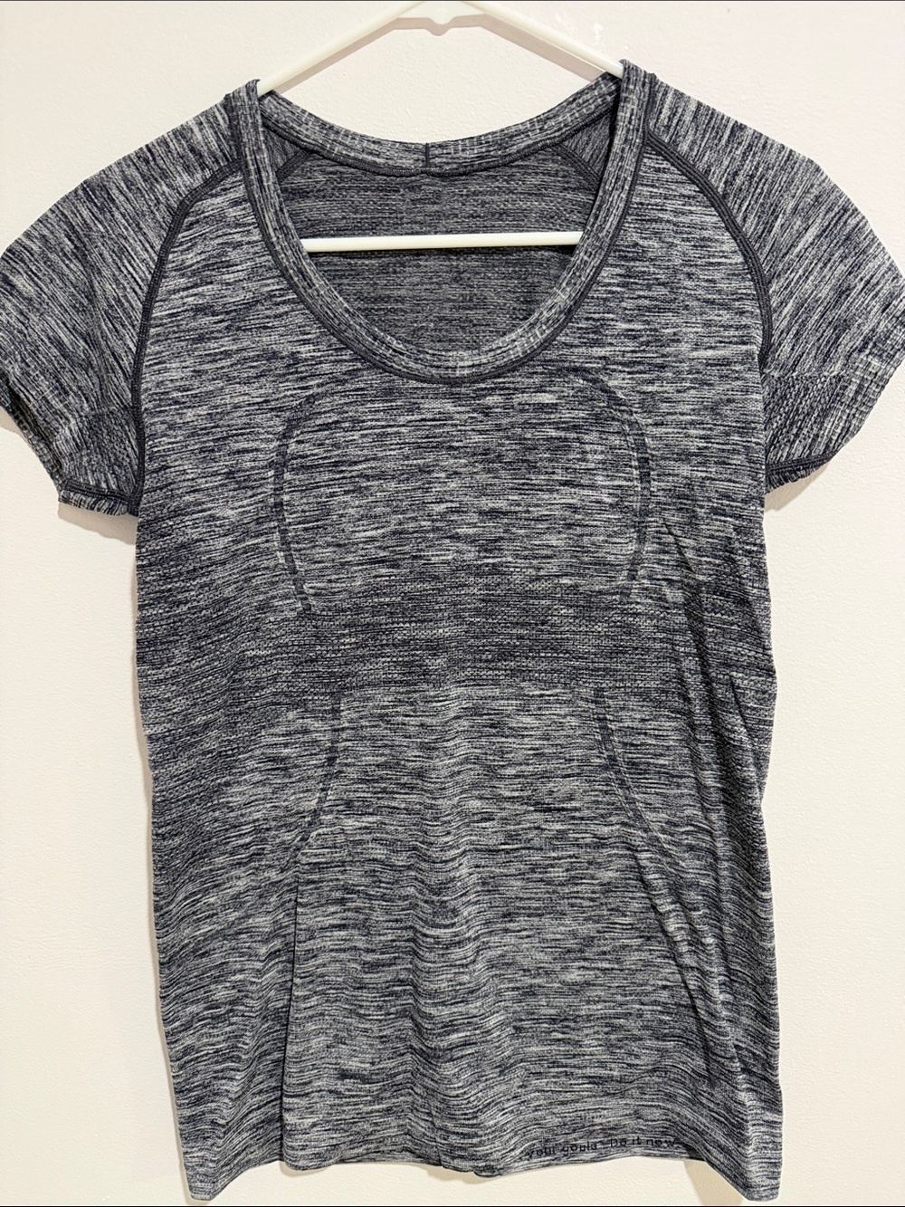 lululemon Swiftly Tech Heather Charcoal Short Sleeve Tee